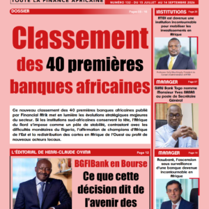 FA-132: Classement des 40 premières banques africaines